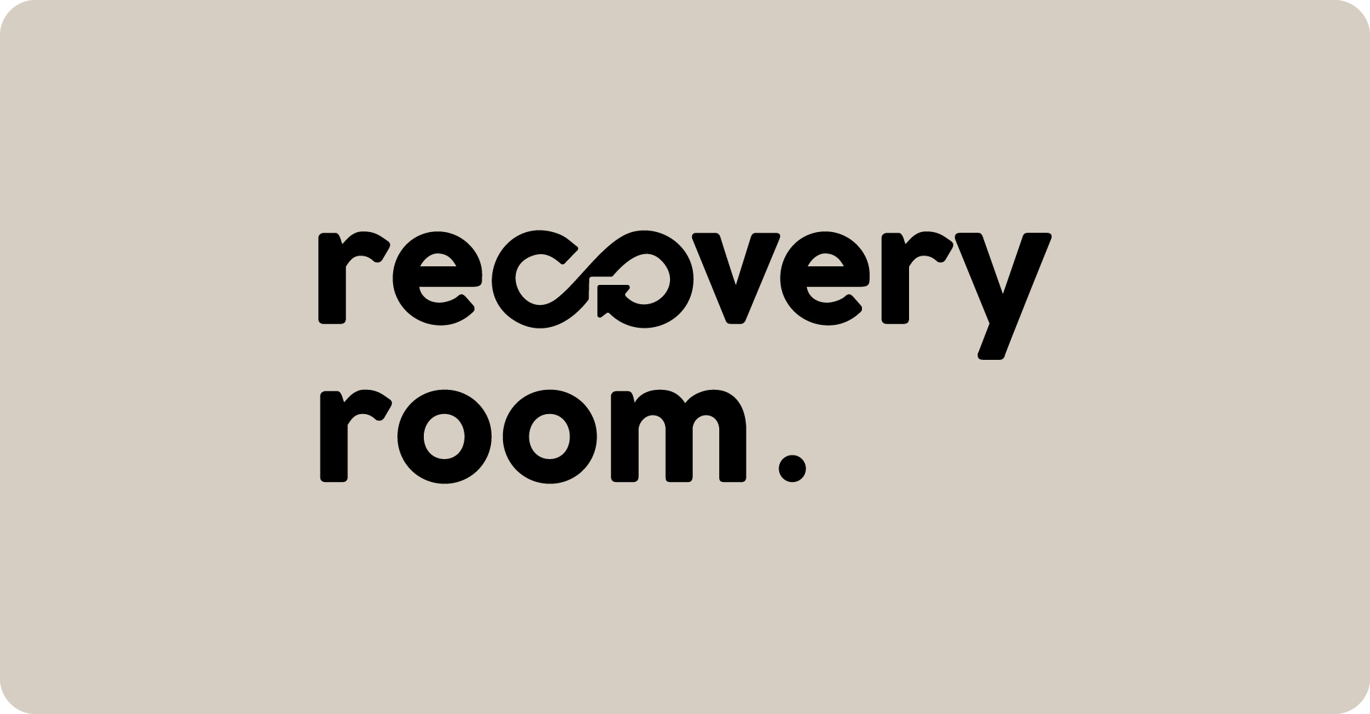 Apresentação da identidade visual da Recovery Room